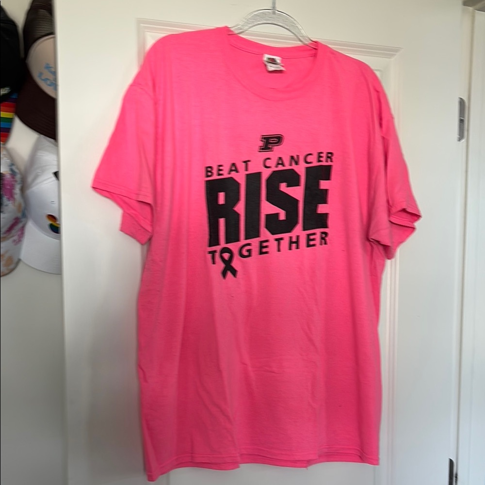Fruit of the Loom Pink Short Sleeve Tee Rise Together